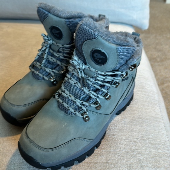NRNHI Winter Snow Boots - Non Slip, Warm, Waterproof with Fur Lin… - Picture 4 of 10